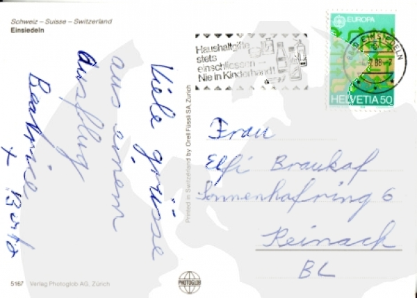 Einsiedeln - CH 1988 95 005 ●